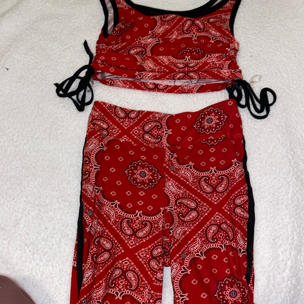 TANK TOP BIKER SHORT SET